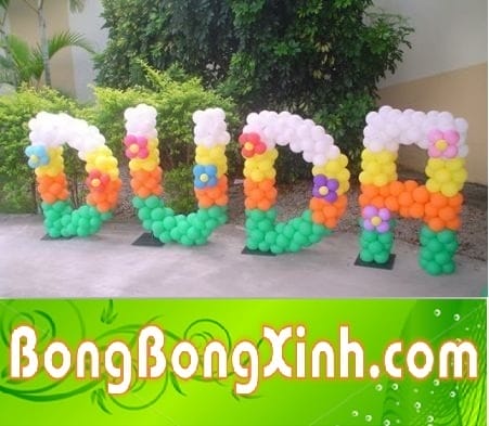 Chữ bong bóng 007