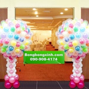 Trụ bong bóng 103 bong bóng lồng