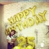 Bộ chữ sinh nhật Happy Birthday vàng đồng