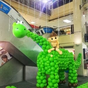 Tiểu cảnh bong bong nhân vật chú khủng long tốt bụng BBX041