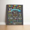 Phụ kiện sinh nhật chalkboard chuột Mickey BBX430