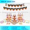 Bộ phụ kiện sinh nhật Mickey Vàng BBX545