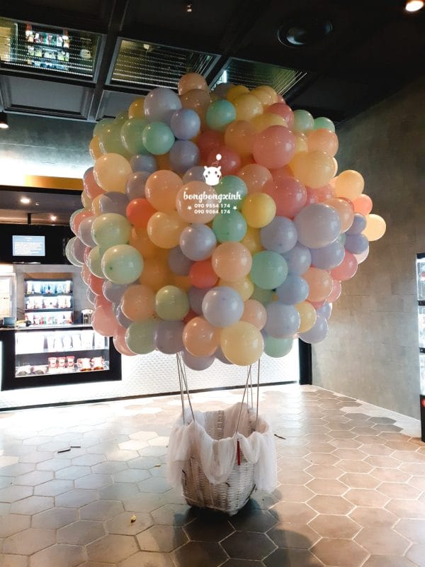 Tiểu cảnh bong bóng pastel để không BBX287