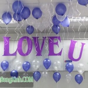 Bong bóng bay trang trí LOVEU BB083