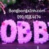 Chữ bong bóng BOBBY hồng xinh đẹp CBB039