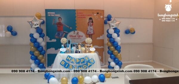 Bàn sinh nhật Double Birthday Party BQ183