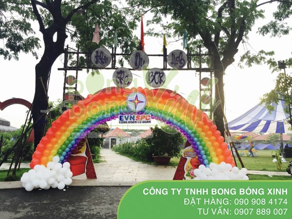 Trang trí bong bóng tại khu du lịch The BCR - 004