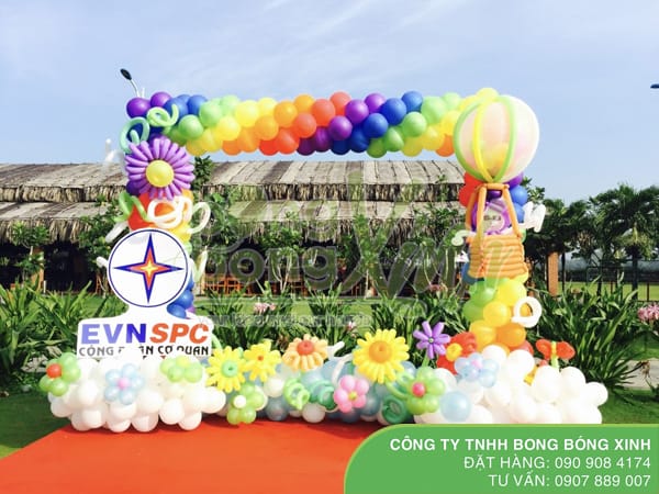 Trang trí bong bóng tại khu du lịch The BCR - 005