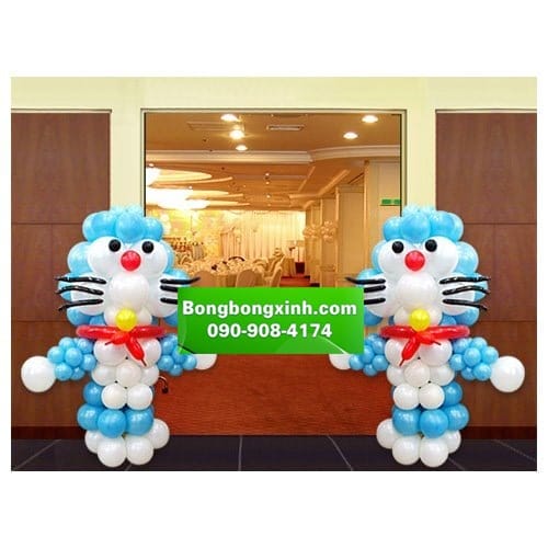 Trụ bong bóng 078 hình Doraemon