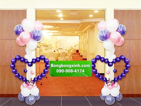 Trụ bong bóng 096 trang trí đẹp