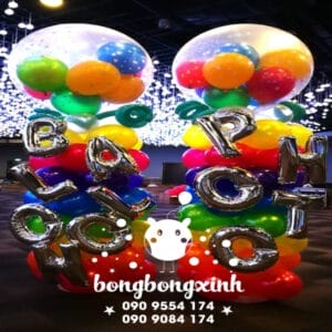 Trụ bong bóng trang trí sự kiện TBB144
