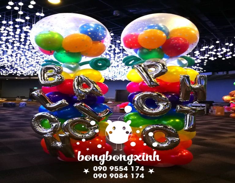 Trụ bong bóng trang trí sự kiện TBB144 Trụ bong bóng trang trí sự kiện TBB144