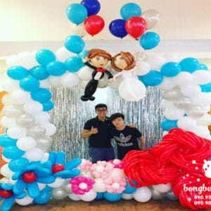 Trang trí cổng chào tiệc cưới CA119