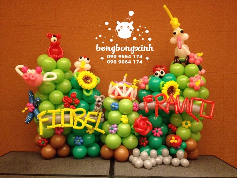Bong bóng tạo hình sự kiện cho bé BBTH113