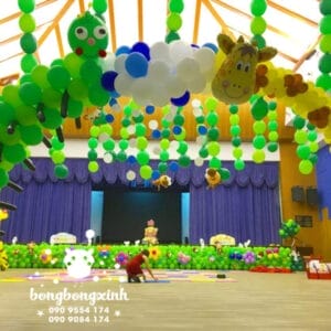 Trang trí sự kiện cho bé với bong bóng