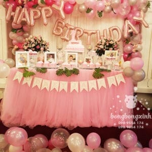 Bàn quà sinh nhật bé Audrey Jane Do BQ145