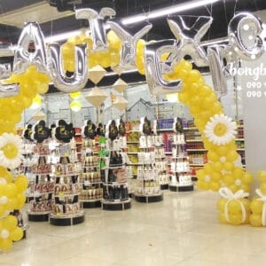 Cổng chào trang trí sự kiện màu cam nổi bật CD154