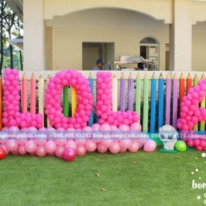 Bong bóng chữ trang trí sân vườn Lol Surprise CBB042