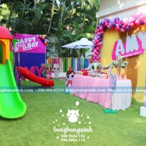 Trang trí sinh nhật cho bé theo chủ đề Lol Surprise