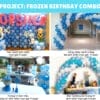 Bộ sản phẩm trang trí sinh nhật trọn gói chủ đề Frozen