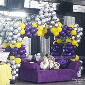 Cổng bong bóng sinh nhật ngôi sao CB142