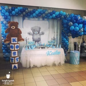 Bàn quà sinh nhật gấu Teddy BQ202