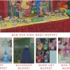 Trang trí sinh nhật trọn gói Muppet Theme SET002