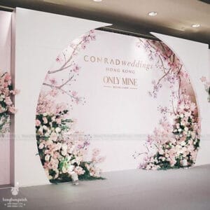 Backdrop tiệc cưới chủ đề Hồng Kông BRC015