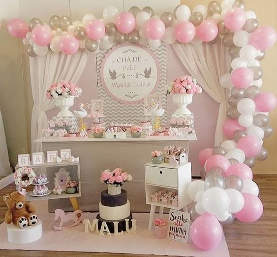 Bàn quà sinh nhật màu hồng dễ thương cho bé gái BBX001 Bàn quà sinh nhật màu hồng dễ thương cho bé gái BBX001