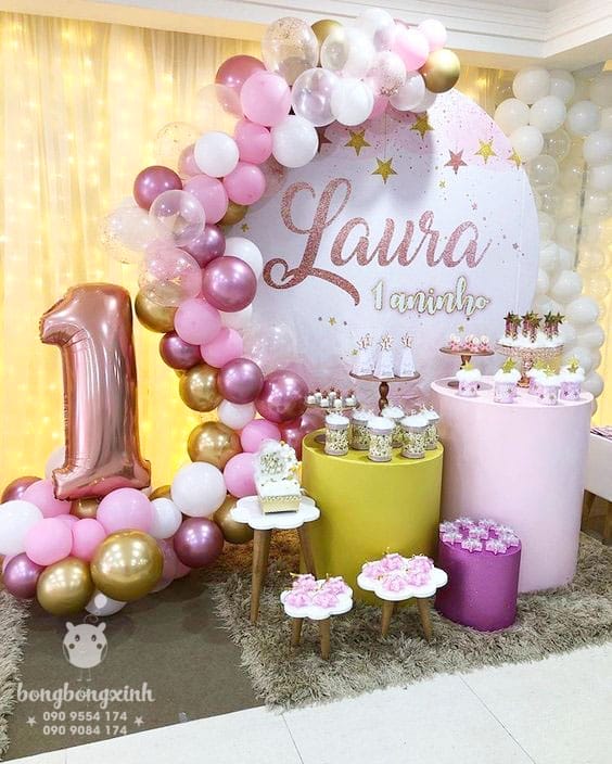 Bàn quà sinh nhật và backdrop đơn giản cho bé mà ai cũng thích BBX014 Bàn quà sinh nhật và backdrop đơn giản cho bé mà ai cũng thích BBX014