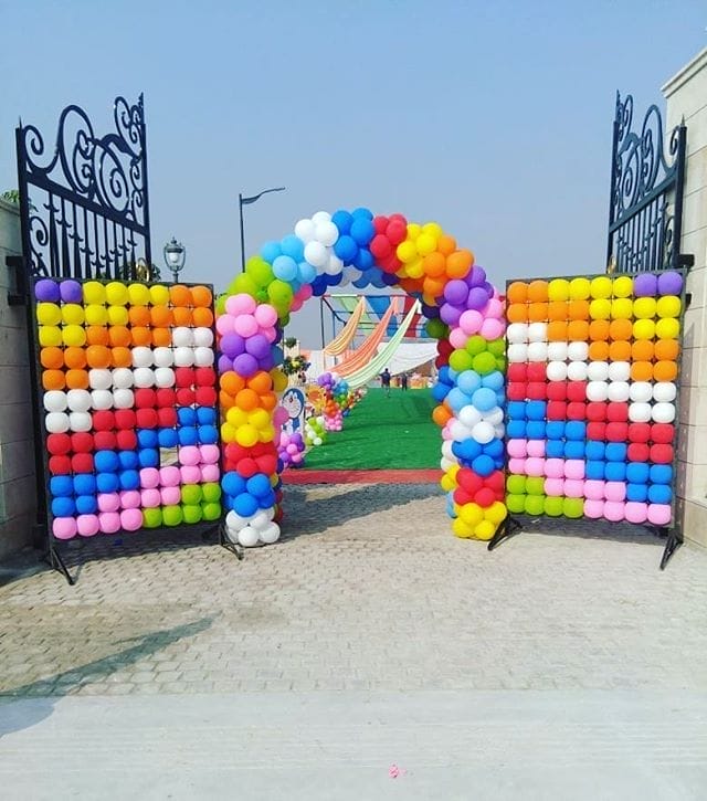 Cổng sinh nhật cùng tường bong bóng BBX103 Cổng sinh nhật cùng tường bong bóng BBX103