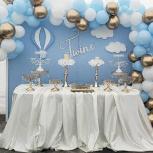 Trang trí sinh nhật trọn gói khinh khí cầu BBX234