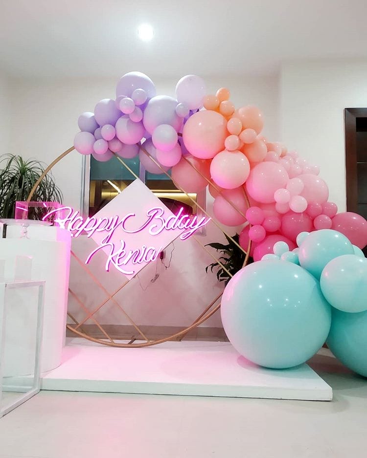 Tiểu cảnh bong bóng trang trí sinh nhật BBX276 Tiểu cảnh bong bóng trang trí sinh nhật BBX276