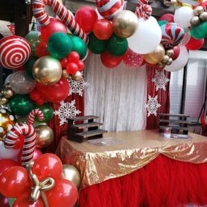 Trọn gói trang trí giáng sinh cùng bong bóng BBX282