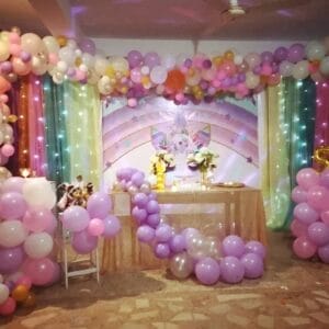 Trang trí sinh nhật trọn gói cho bé gái BBX310