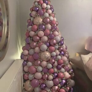 Trang trí giáng sinh cây thông bong bóng BBX349