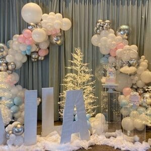 Tiểu cảnh trang trí giáng sinh tại công ty BBX357