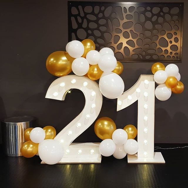 Tiểu cảnh chữ số 3D trang trí sinh nhật BBX391 Tiểu cảnh chữ số 3D trang trí sinh nhật BBX391