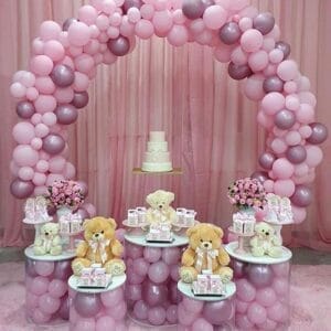 Bộ sản phẩm trang trí bàn quà sinh nhật tại nhà BBX436