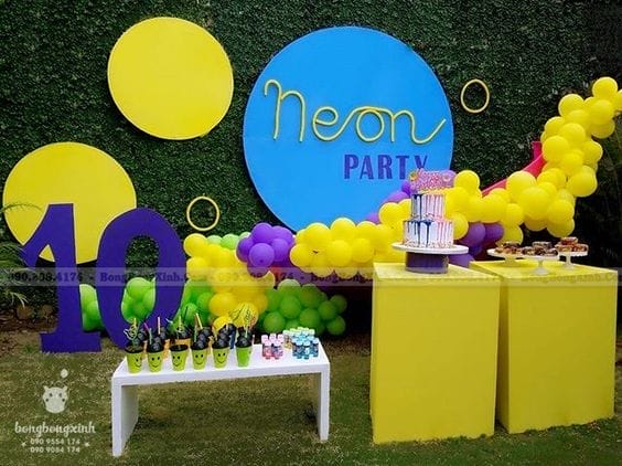 Backdrop sinh nhật sáng tạo cho bé trai 10 tuổi BBBN144 Backdrop sinh nhật sáng tạo cho bé trai 10 tuổi BBBN144