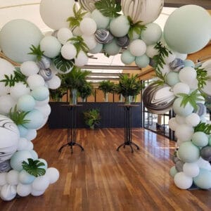 Cổng chào trang trí sinh nhật sang trọng BBX489