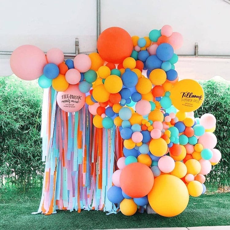 Backdrop tua rua và bong bóng BBX490 Backdrop tua rua và bong bóng BBX490