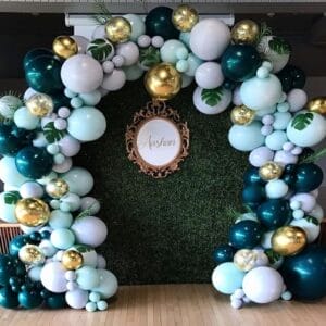 Backdrop tiệc cưới sang trọng BBX493