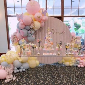 Bàn quà sinh nhật xinh đẹp cho bé gái BBX523