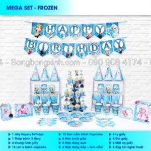 Bộ trang trí sinh nhật Frozen BBX555
