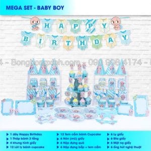 Bộ trang trí sinh nhật Baby Boy BBX567
