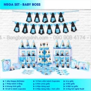 Set trang trí sinh nhật Baby Boss BBX568