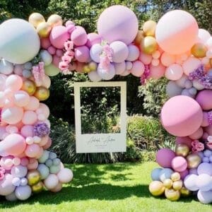 Cổng chào sinh nhật nhiều màu sắc BBX576