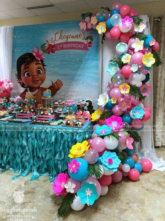 Bàn gallery tiệc bãi biển BQ212