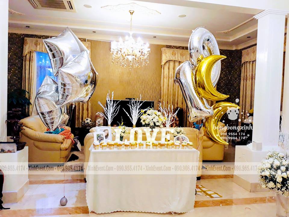 Bàn Quà Số 2 Trang Trí Sinh Nhật Trọn Gói Bàn Quà BQ175